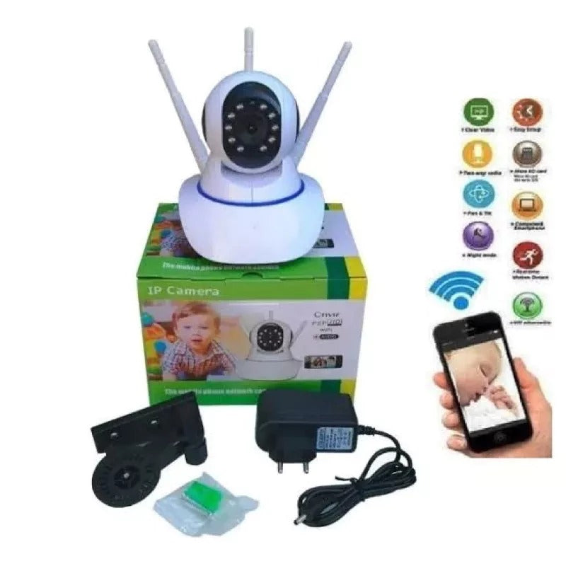 Babá Eletrônica com Câmera HD e Conexão Wi-Fi Estável