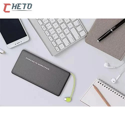 Carregador Portátil 10.000mAh Pineng com Conector iPhone/V8 (Power Bank)