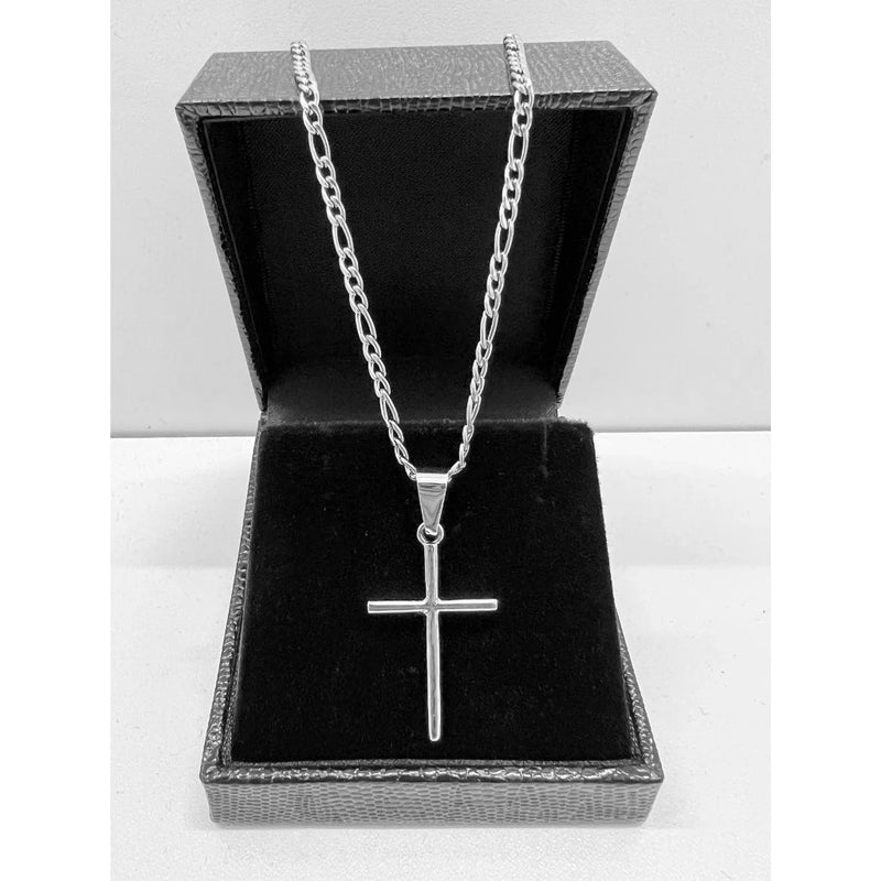 Kit Corrente e Pingente Cruz em Ouro 18k - Estilo Masculino/Feminino