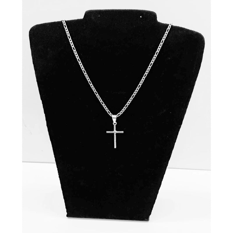 Kit Corrente e Pingente Cruz em Ouro 18k - Estilo Masculino/Feminino