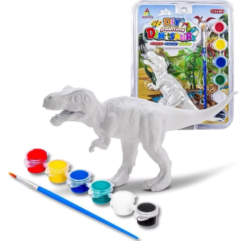 Dinossauro para Pintar: Dino Painter com Guache para Crianças