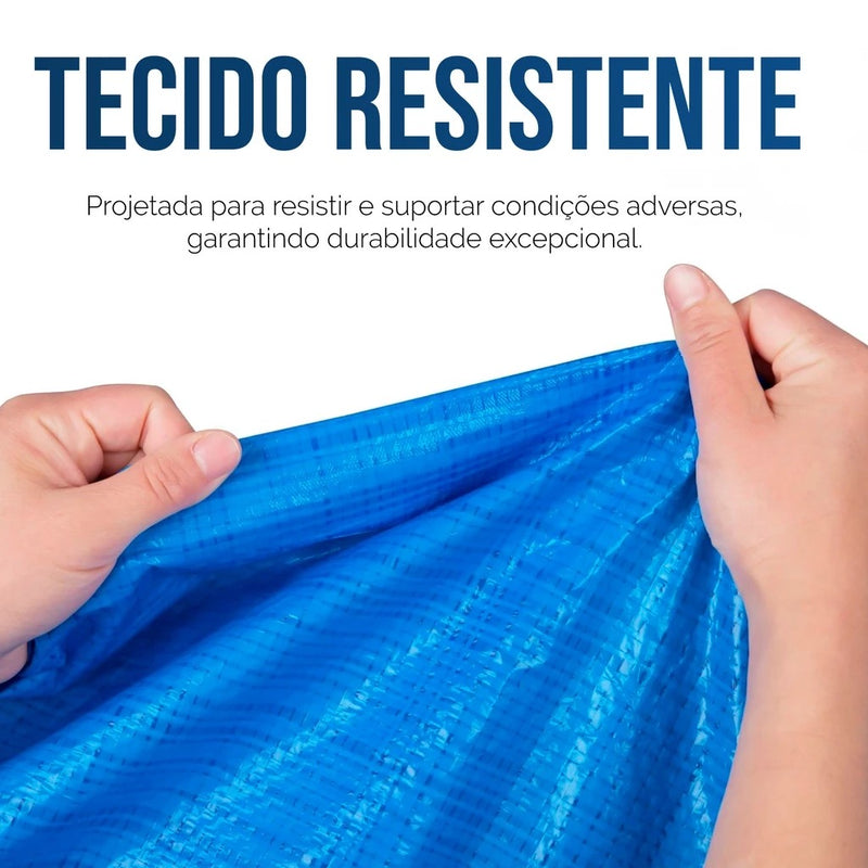 Lona Plástica Impermeável Azul 3x2m: Proteção e Cobertura