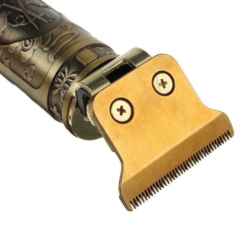 Máquina de Cortar Cabelo e Barba Profissional com LED Digital