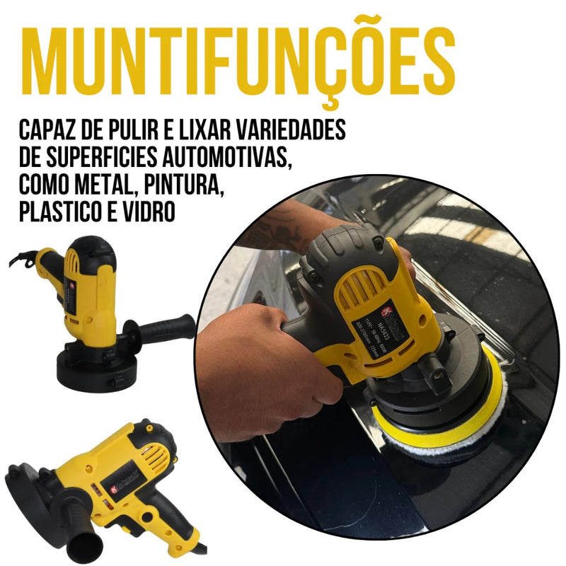 Polidor Automotivo 800W: Lixadeira e Esmerilhadeira