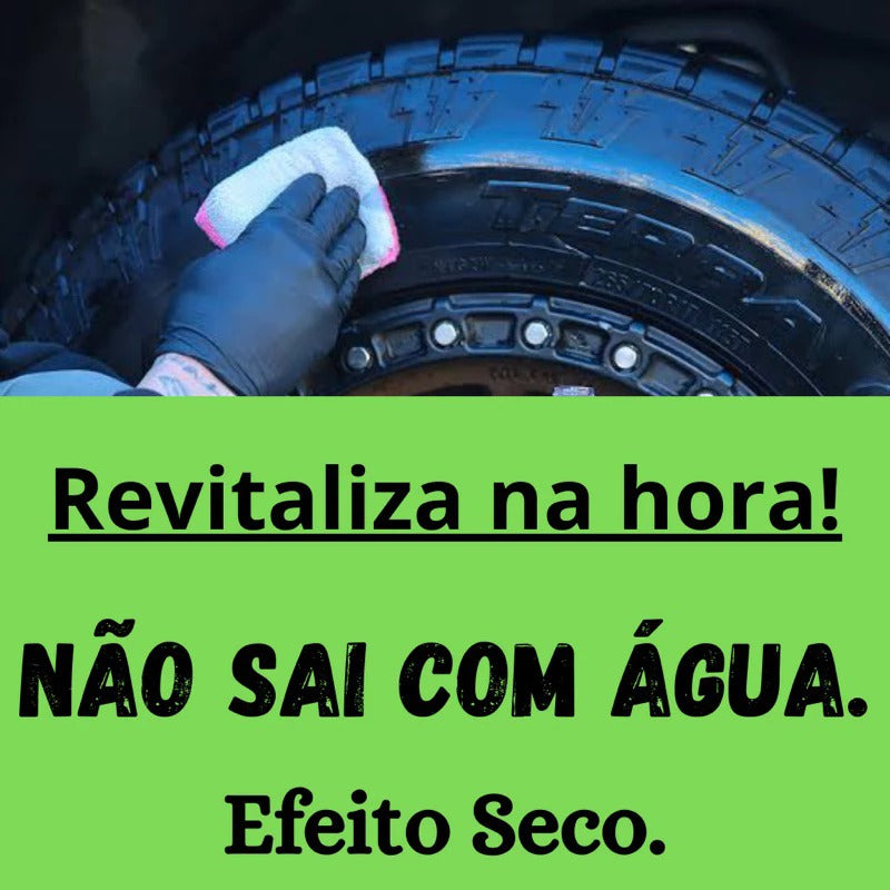 Pretinho de Pneus Duradouro - Não Sai com Água