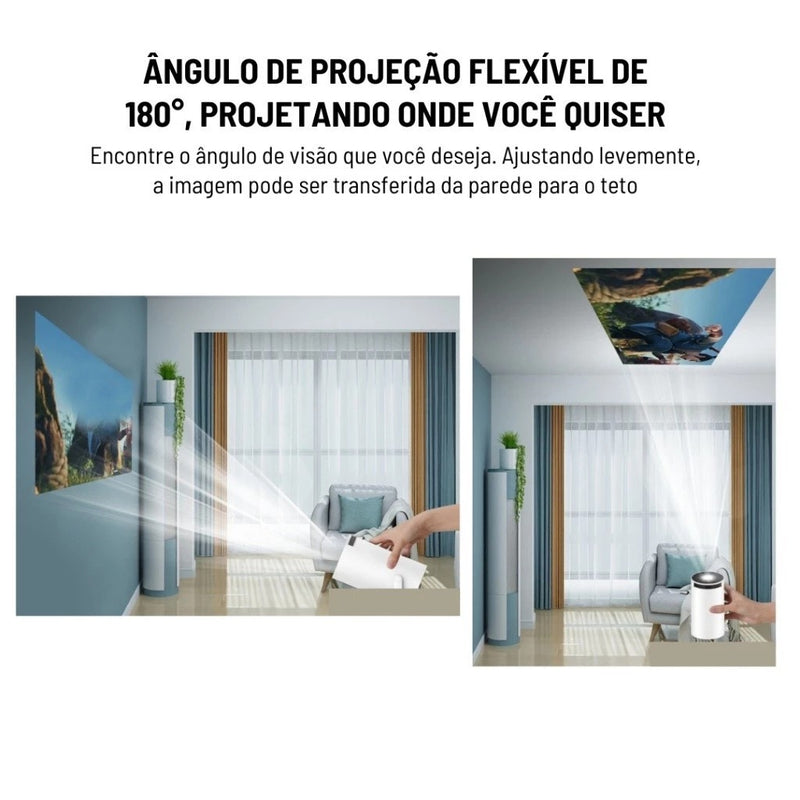 Projetor 4K HD HY300 Pro Magcubic: 150 Polegadas de Imagem Nítida