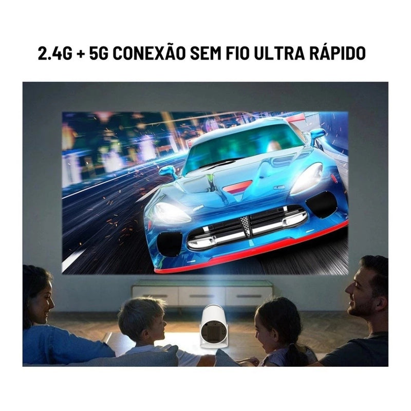 Projetor 4K HD HY300 Pro Magcubic: 150 Polegadas de Imagem Nítida