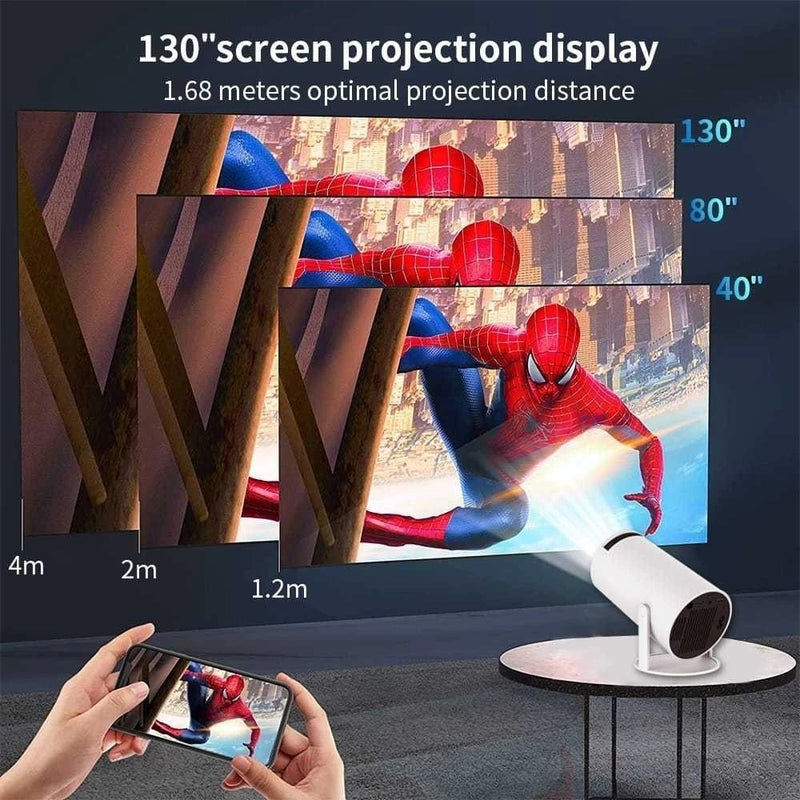 Projetor 4K HD HY300 Pro Magcubic: 150 Polegadas de Imagem Nítida