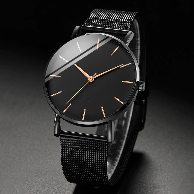 Relógio de Moda Masculino - Ultra Thin Quartz