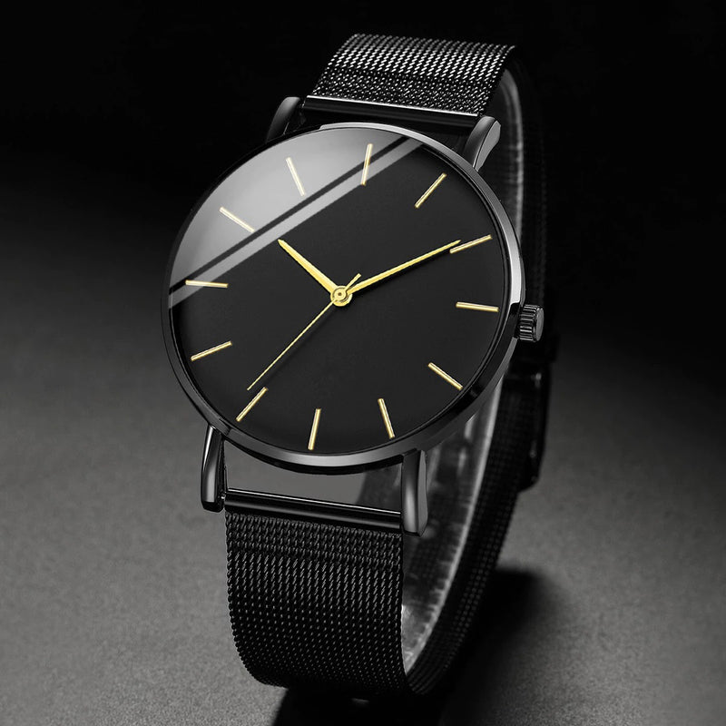 Relógio de Moda Masculino - Ultra Thin Quartz