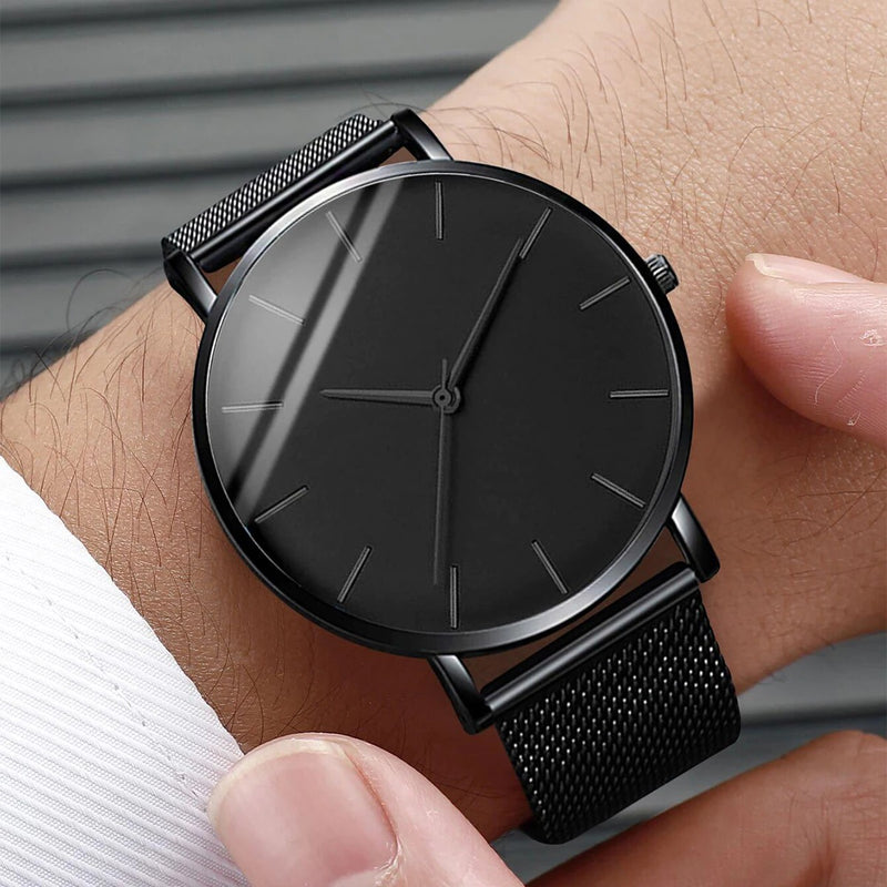Relógio de Moda Masculino - Ultra Thin Quartz