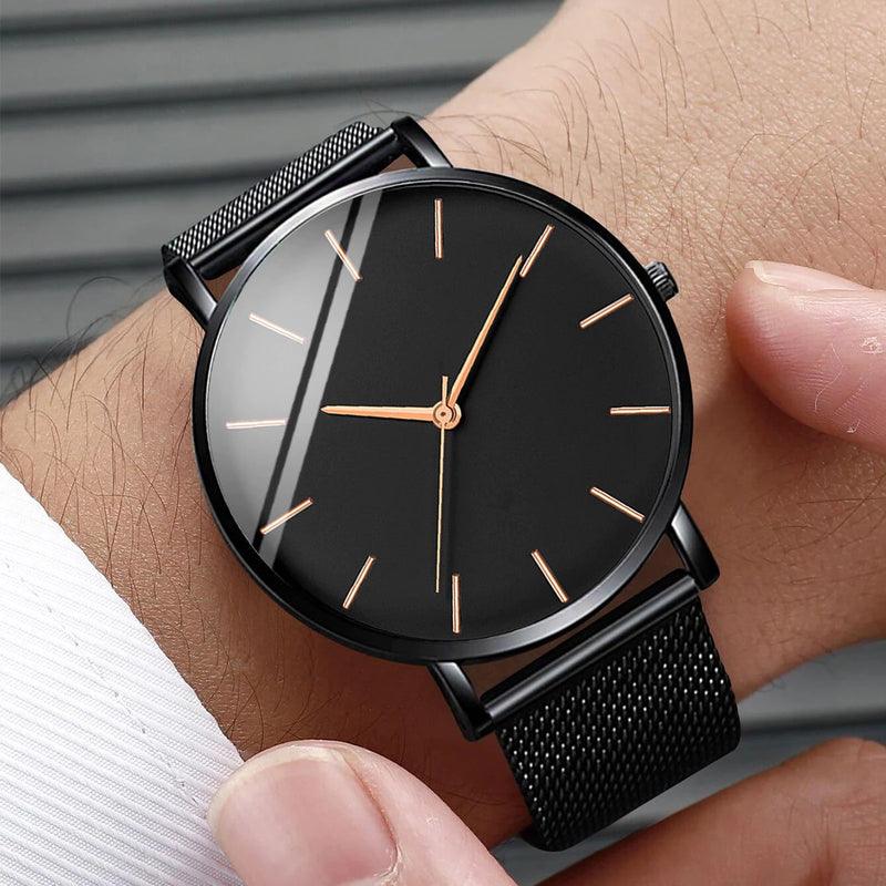 Relógio de Moda Masculino - Ultra Thin Quartz