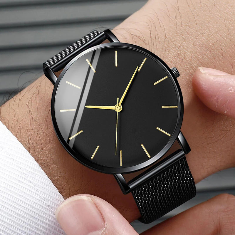 Relógio de Moda Masculino - Ultra Thin Quartz