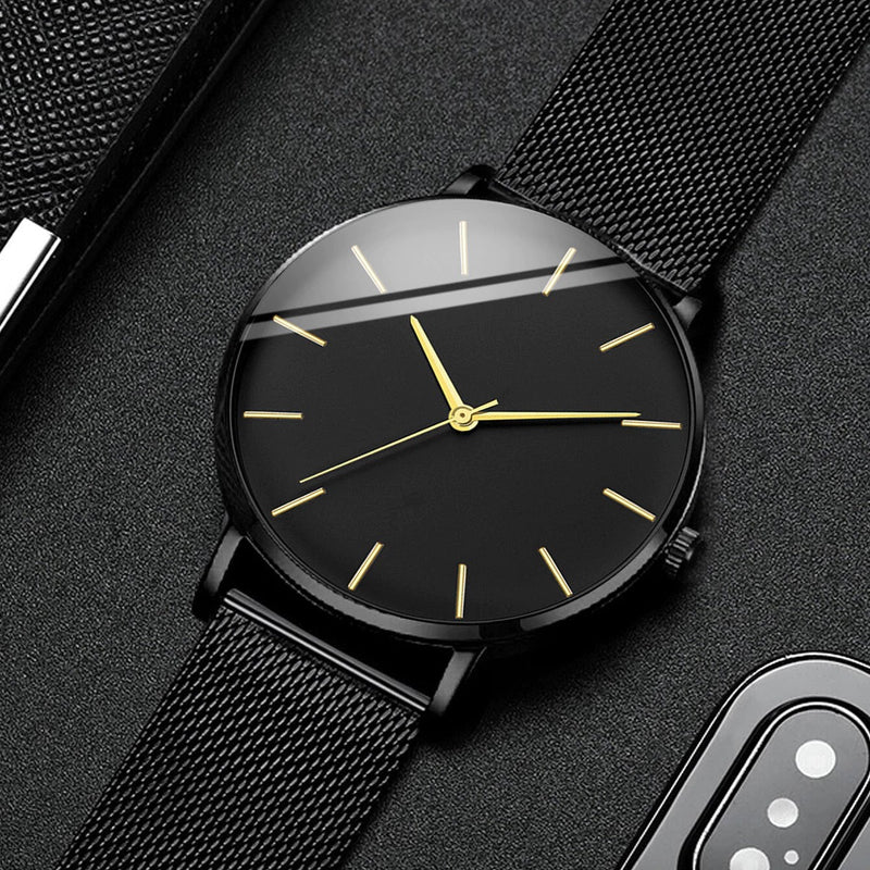 Relógio de Moda Masculino - Ultra Thin Quartz