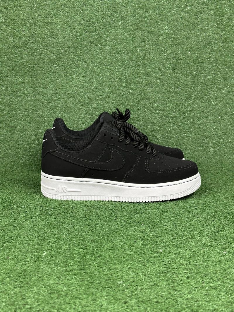 Nike Air Force 1 Nobuck Rope Lace (Preto)