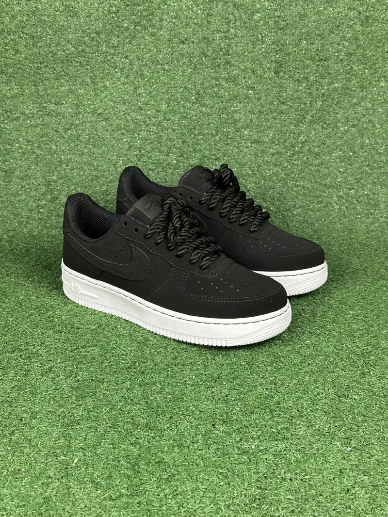 Nike Air Force 1 Nobuck Rope Lace (Preto)