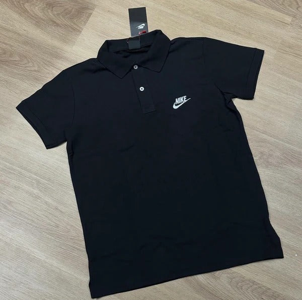 Camisa Gola Polo Nike Algodão (Preta)